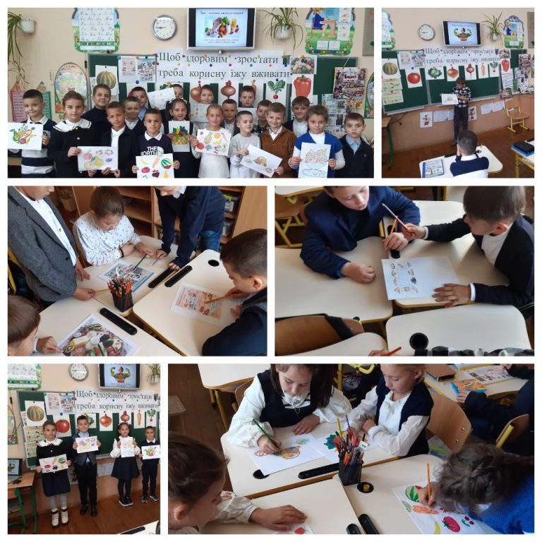 Щоб здоровим зростати, корисну їжу треба вживати!» MyCollages