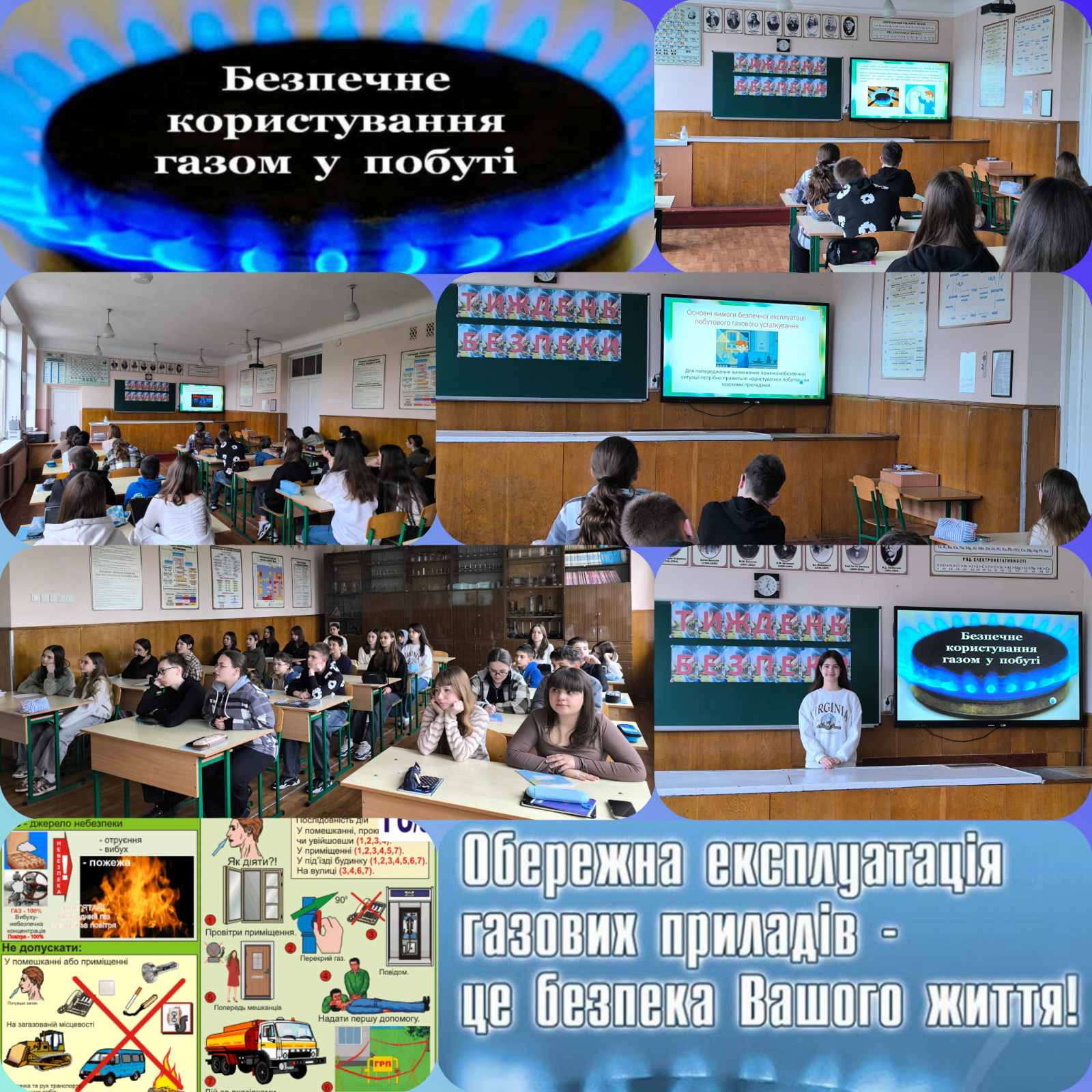 «Безпечне користування газом у побуті» 7-Б Безпечне користування газом у побуті